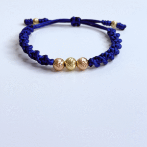 Balines diamantados en oro amarillo.