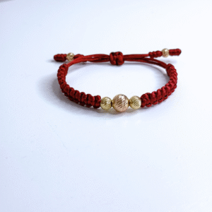 Balines diamantados en oro  amarillo y rosa.